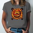 Baseball Drip Angry Lava Slime Ball Graphic Unisex Jersey T-Shirt