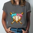 Baseball Drip For Boys Ice Cream Dripping Baseball Sport Unisex Jersey T-Shirt Baseball Drip For Boys Ice Cream Dripping Baseball Sport Unisex Jersey T-Shirt