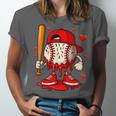 Baseball Drip Ice Cream Apparel Boys Kids Valentines Day Unisex Jersey T-Shirt
