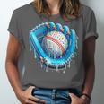 Baseball Drip Ice Cream Glove With Sprinkles Ball Boys Youth Unisex Jersey T-Shirt Baseball Drip Ice Cream Glove With Sprinkles Ball Boys Youth Unisex Jersey T-Shirt