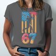 Baseball Drip USA Flag 67 Player 67th Birthday Ice Cream 67 Unisex Jersey T-Shirt Baseball Drip USA Flag 67 Player 67th Birthday Ice Cream 67 Unisex Jersey T-Shirt