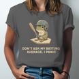 Baseball Frog Saying Batting Retro Artwork Unisex Jersey T-Shirt Baseball Frog Saying Batting Retro Artwork Unisex Jersey T-Shirt