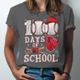 Baseball Happy 100 Days Of School Boy Girl Kid Teacher Unisex Jersey T-Shirt