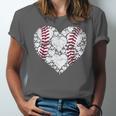 Baseball Heart Love Game Sports Fan Game Day Unisex Jersey T-Shirt