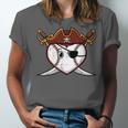 Baseball Heart Pirate Hat Crossed Swords Men Boys Kids Youth Unisex Jersey T-Shirt