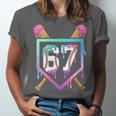 Baseball Ice Cream Drip 67 Player Dabbing Six Seven Boys Unisex Jersey T-Shirt Baseball Ice Cream Drip 67 Player Dabbing Six Seven Boys Unisex Jersey T-Shirt