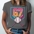Baseball Ice Cream Drip Number 67 Player 67th Birthday Men Unisex Jersey T-Shirt Baseball Ice Cream Drip Number 67 Player 67th Birthday Men Unisex Jersey T-Shirt