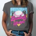 Baseball Life Lifestyle Home Plate Ice Cream Drip Men Boys Unisex Jersey T-Shirt Baseball Life Lifestyle Home Plate Ice Cream Drip Men Boys Unisex Jersey T-Shirt