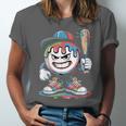 Baseball Mascot Attitude Graffiti Splash Bat Cap Unisex Jersey T-Shirt