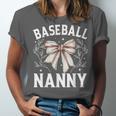 Baseball Nanny Baseball Coquette Bow Unisex Jersey T-Shirt