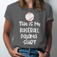 This Is My Baseball Pajama Shirt For Players Teens Boys Girl Unisex Jersey T-Shirt This Is My Baseball Pajama Shirt For Players Teens Boys Girl Unisex Jersey T-Shirt