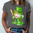 Baseball Player Ice Cream Drip Shamrocks St Patrick's Day Unisex Jersey T-Shirt Baseball Player Ice Cream Drip Shamrocks St Patrick's Day Unisex Jersey T-Shirt