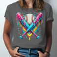 Baseball Player Ice Cream Drip Unisex Jersey T-Shirt