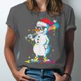 Baseball Snowman Drip Cool Christmas Men Boys Girls Unisex Jersey T-Shirt