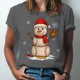 Baseball Snowman Merry Christmas Holiday Sports Xmas Pajamas Unisex Jersey T-Shirt Baseball Snowman Merry Christmas Holiday Sports Xmas Pajamas Unisex Jersey T-Shirt