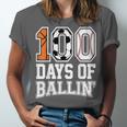 Baseball Soccer Basketball 100 Days Of School Unisex Jersey T-Shirt