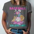 Baseball Is My Valentine Ice Cream Drip Crossed Bats Sport Unisex Jersey T-Shirt Baseball Is My Valentine Ice Cream Drip Crossed Bats Sport Unisex Jersey T-Shirt