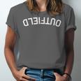 BaseballSoftball Upside Down Outfield Unisex Jersey T-Shirt BaseballSoftball Upside Down Outfield Unisex Jersey T-Shirt