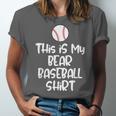 Bear Baseball Shirt For Players Fans And Moms Unisex Jersey T-Shirt
