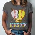 Bonus Mom Of Both Half Baseball Softball Ice Cream Drip Unisex Jersey T-Shirt Bonus Mom Of Both Half Baseball Softball Ice Cream Drip Unisex Jersey T-Shirt