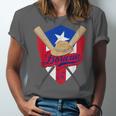 Boricua Puerto Rico Baseball Coqui Frog Pava Hat Fan Unisex Jersey T-Shirt