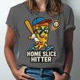 Boys Pizza Theme Baseball Home Hitter Unisex Jersey T-Shirt