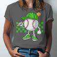Boys St Patricks Day Baseball Player Pitcher Coach Kids Unisex Jersey T-Shirt Boys St Patricks Day Baseball Player Pitcher Coach Kids Unisex Jersey T-Shirt