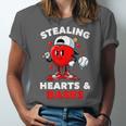 Boys Valentines Baseball Drip Icecream Stealing Hearts Kids Unisex Jersey T-Shirt Boys Valentines Baseball Drip Icecream Stealing Hearts Kids Unisex Jersey T-Shirt