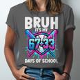 Bruh It's My 67 33 Days Of School Baseball 100 Days Smarter Unisex Jersey T-Shirt Bruh It's My 67 33 Days Of School Baseball 100 Days Smarter Unisex Jersey T-Shirt