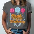 Bruh It's My Birthday Ice Cream Drip Baseball Birthday Unisex Jersey T-Shirt