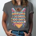 Bruh I Scored 100 Days Of School Baseball Ice Cream Drip Tee Unisex Jersey T-Shirt Bruh I Scored 100 Days Of School Baseball Ice Cream Drip Tee Unisex Jersey T-Shirt