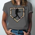 Camo Home Plate Camouflage Baseball Batter Youth Boys Unisex Jersey T-Shirt
