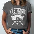 Christian Baseball My Strength Comes From The Lord Baseball Unisex Jersey T-Shirt Christian Baseball My Strength Comes From The Lord Baseball Unisex Jersey T-Shirt