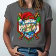 Christmas Baseball Ice Cream Drip Santa Baseball Player Kids Unisex Jersey T-Shirt Christmas Baseball Ice Cream Drip Santa Baseball Player Kids Unisex Jersey T-Shirt