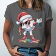 Christmas Baseball Ice Cream Dripping Santa Baseball Drip Unisex Jersey T-Shirt Christmas Baseball Ice Cream Dripping Santa Baseball Drip Unisex Jersey T-Shirt