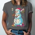 Christmas Baseball Snowman Drip For Boys Men Girls Women Unisex Jersey T-Shirt Christmas Baseball Snowman Drip For Boys Men Girls Women Unisex Jersey T-Shirt