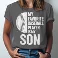 Cute Favorite Baseball Player Is My Son Women Men Unisex Jersey T-Shirt Cute Favorite Baseball Player Is My Son Women Men Unisex Jersey T-Shirt