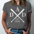 Dad Est 2026 Father Loading New Dad Baseball Pocket Unisex Jersey T-Shirt Dad Est 2026 Father Loading New Dad Baseball Pocket Unisex Jersey T-Shirt