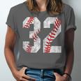 Distressed Baseball Number 32 Jersey Uniform Player Fan Unisex Jersey T-Shirt Distressed Baseball Number 32 Jersey Uniform Player Fan Unisex Jersey T-Shirt