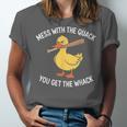 Duck And Baseball Bat Mess With The Quack You Get Whack Unisex Jersey T-Shirt Duck And Baseball Bat Mess With The Quack You Get Whack Unisex Jersey T-Shirt