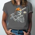 Halloween Boys Batting Skeleton Baseball Unisex Jersey T-Shirt