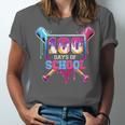 Happy 100 Days Of School Baseball Drip Theme Party 100th Day Unisex Jersey T-Shirt Happy 100 Days Of School Baseball Drip Theme Party 100th Day Unisex Jersey T-Shirt