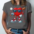 Heart Love Baseball Valentine Outfit Men Boy Unisex Jersey T-Shirt Heart Love Baseball Valentine Outfit Men Boy Unisex Jersey T-Shirt