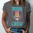 Hi 5 Birthday Party Decorations For Boy Baseball Drip 5th Unisex Jersey T-Shirt Hi 5 Birthday Party Decorations For Boy Baseball Drip 5th Unisex Jersey T-Shirt
