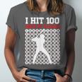 I Hit 100 Days Of School Baseball 100 Day Of School Unisex Jersey T-Shirt I Hit 100 Days Of School Baseball 100 Day Of School Unisex Jersey T-Shirt