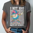I Hit 100 Days Of School Baseball Ice Cream Drip Boys Girls Unisex Jersey T-Shirt