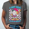 I Hit 100 Days Of School Baseball Ice Cream Drip Unisex Jersey T-Shirt I Hit 100 Days Of School Baseball Ice Cream Drip Unisex Jersey T-Shirt