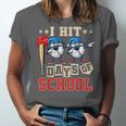 I Hit 100 Days Of School Baseball Kids Boy Teacher 100th Day Unisex Jersey T-Shirt I Hit 100 Days Of School Baseball Kids Boy Teacher 100th Day Unisex Jersey T-Shirt