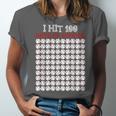 I Hit 100 Days Of School Baseball Lover Teacher Student Unisex Jersey T-Shirt I Hit 100 Days Of School Baseball Lover Teacher Student Unisex Jersey T-Shirt
