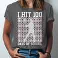 I Hit 100 Days Of School Boys Kids 100th Day Balls Baseball Unisex Jersey T-Shirt I Hit 100 Days Of School Boys Kids 100th Day Balls Baseball Unisex Jersey T-Shirt